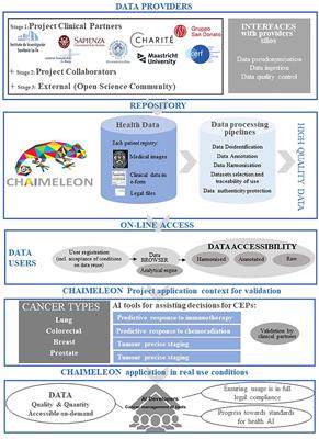 CHAIMELEON Project: Creation of a Pan-European Repository of Health Imaging Data for the Development of AI-Powered Cancer Management Tools